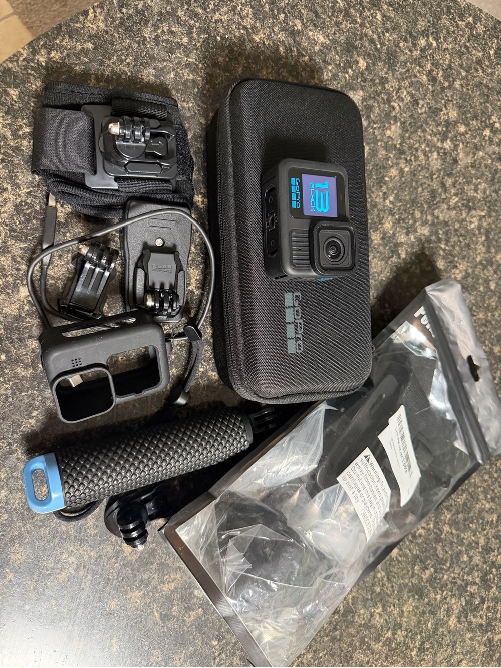 Portable Action Camera and Accessories